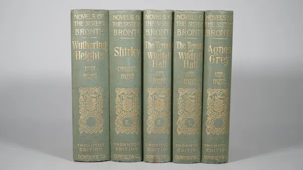 BRONTE, Charlotte (1816-55).  [Works.] London: Downey & Co., 1898-1901. 12 volumes, large 8vo (210 x 140mm). Half titles, photogravure frontispieces,