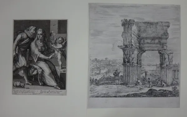 A group of eleven old master engravings, mainly figurative subjects, all unframed, various sizes, (11).