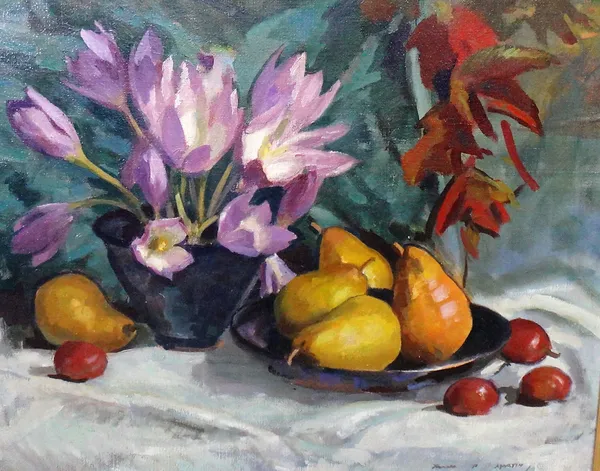 Franc P. Martin (1883-1966), Still life, oil on canvas, signed, 40cm x 50cm. DDS