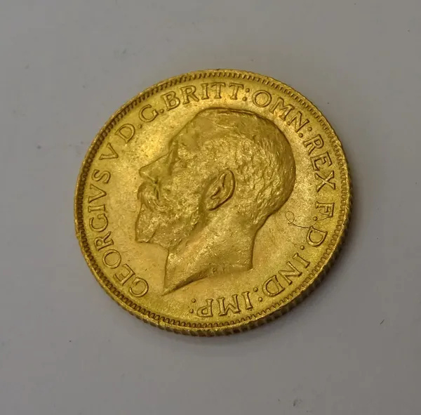 A George V sovereign 1925.