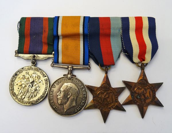 A Canadian group of four awards, comprising; The 1939-45 Medal for Voluntary Service, The 1914-18 British War Medal to 412042 A.SJT. H. FOSTER. C.A.S.