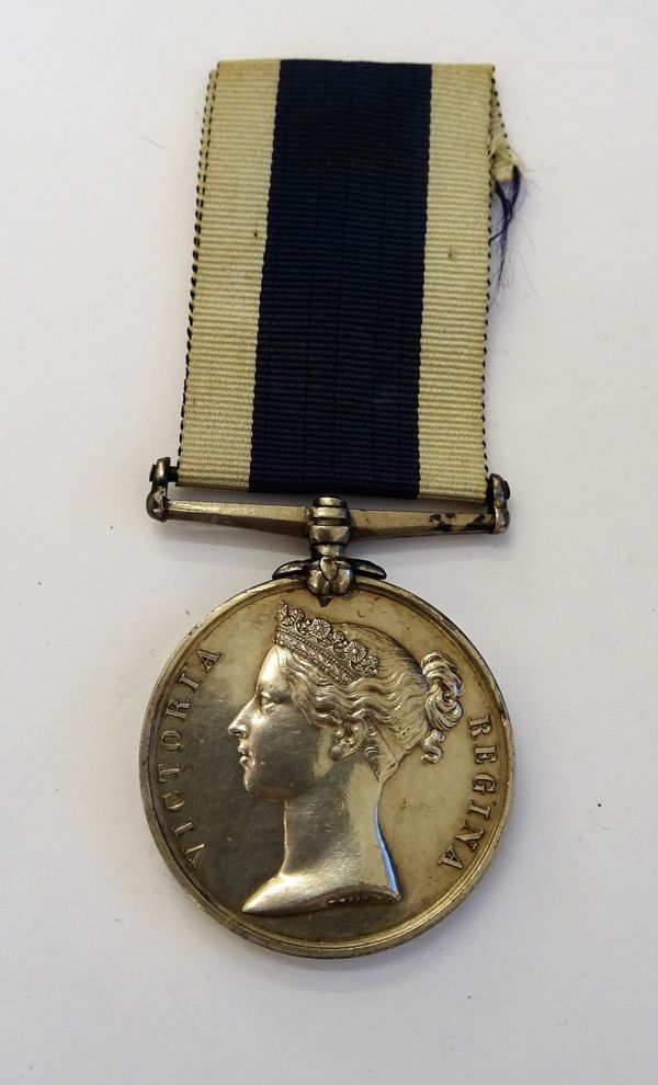 A Victoria Navy Long Service and Good Conduct medal to W.G.H.FURNEAUX, P.O.1.CL., H.M.S.EDINBURGH. correction of letter P to rating, medal has been la