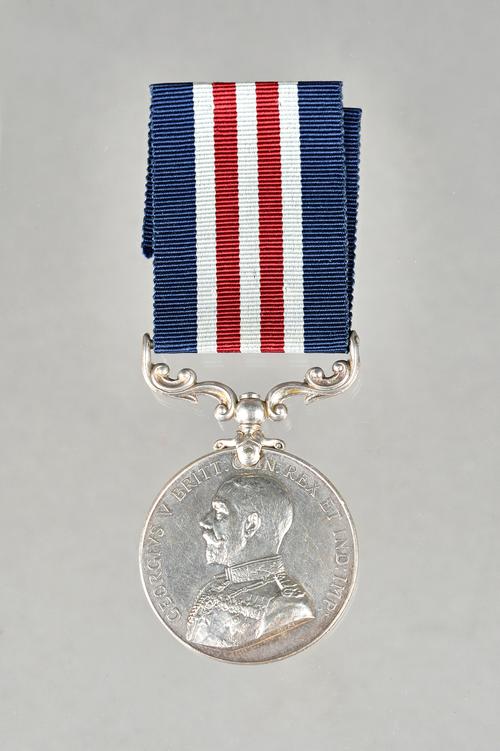 A Military Medal, George V first issue to S-4063 PTE I.KNOX. 1/7 GORD; HDRS - T.F. with research showing London gazette NO 30573 dated 13th March, 191