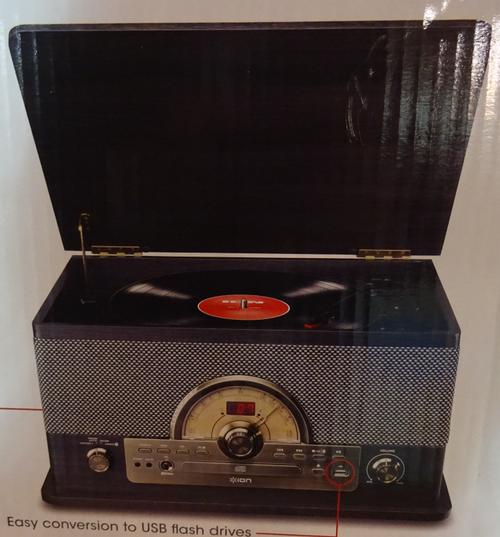 An 'Ion Superior LP', 7-in-1 music centre.