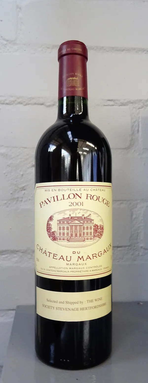 One bottle of 2001 Chateau de Morgaux Pavillion Rouge.