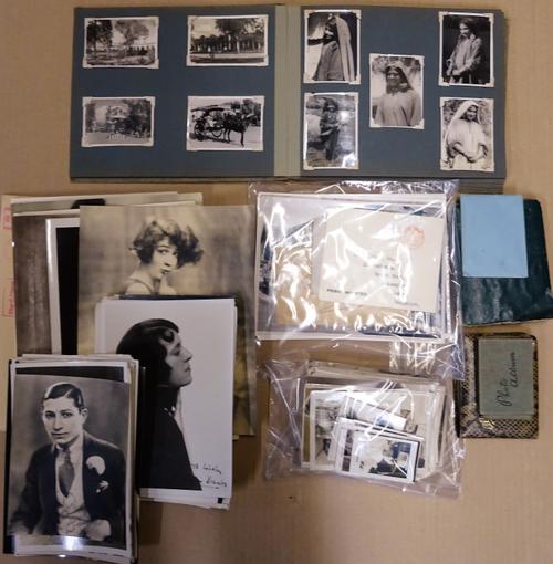 PORTSMOUTH HIPPODROME 'CALL BOY' DONALD HOAR 1920s -1930s:  a small  collection belonging to Donald, Frank, Charles Hoar, 'Call Boy' at the Portsmouth