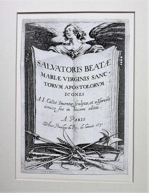 After Jacques Callot, The Apostles, a set of ten engravings plus frontispiece, all unframed, each approx 14cm x 9cm.