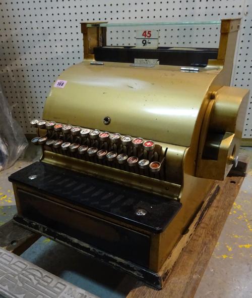 An early 20th century American 'National Register' shop till.  S4B