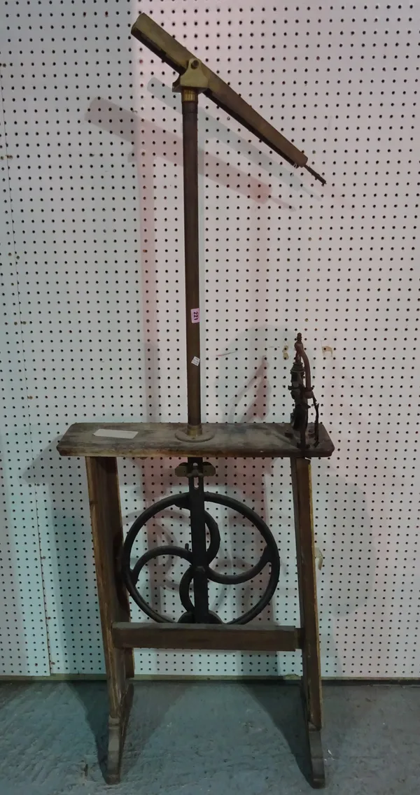 Industrial interest, an early 20th century treadle powered machine possibly for tattoos.  M5   1456