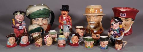 Royal Doulton Character mugs, including The Rt Hon JC Smut KC CH DTD, Prime Minister of Union of South Africa, (20).  S4T