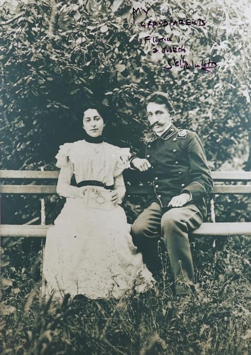 THE POLIAKOFF FAMILY:  a pair of photographic prints on board, signed by the British director, playwright and scriptwriter Stephen Poliakoff;   Floren