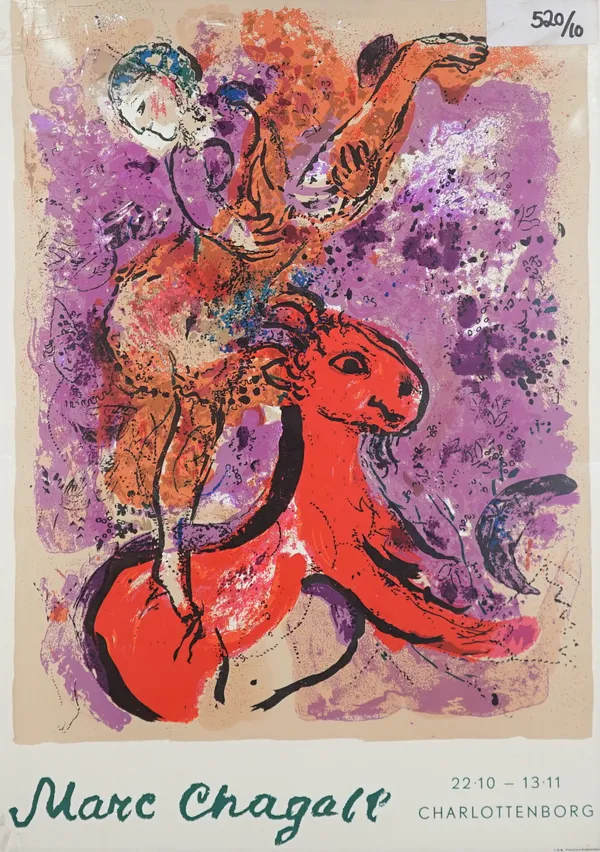 MARC CHAGALL  (1887 - 1985)  a pair of colour lithographs including La Ruche et Montparnasse, 1978, Musee Jaquemart - Andre, 1978 - 1979, Mourlot, 74c