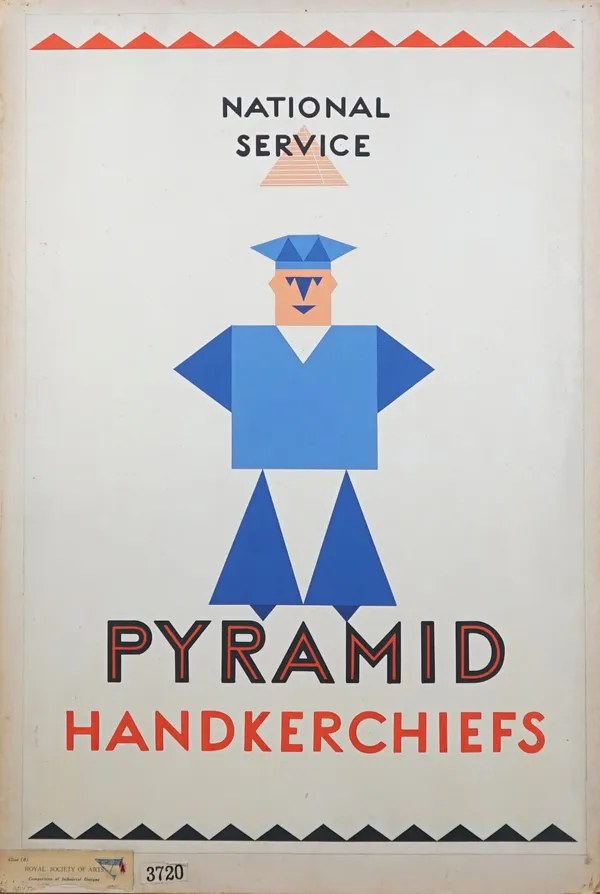 POSTER ART:  a group of five original advertising designs by Cecilia H. Murphy, gouache on paper, four on card boards, ca. 1932; three British Industr