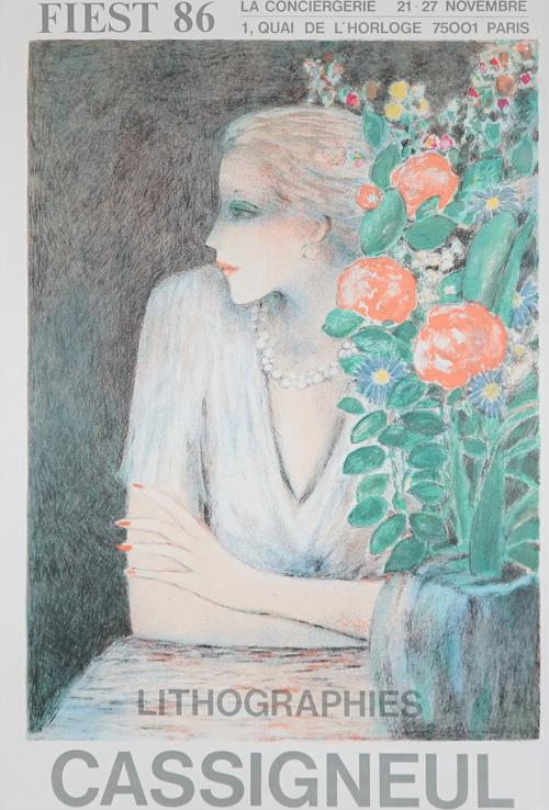 JEAN PIERRE CASSIGNEUL  (b. 1935)  a group of four colour lithographs, including Fiest 86, La Cociergerie, Paris, Desjobert, Paris, 75cm x 53.7cm, and