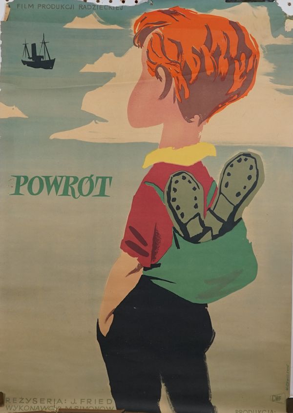 POLISH FILM POSTERS: 1940s - 1950s.   a collection of twenty four posters, including Lady Hamilton, Alexander Korda / London Films, 1941, artwork Wojc