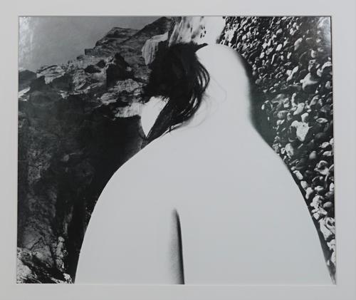 BILL BRANDT (1904 - 1983)  Nude, East Sussex series, 1977.  an ex - Exhibition gelatin silver print, drymounted to coloured board, signed in ink on bo