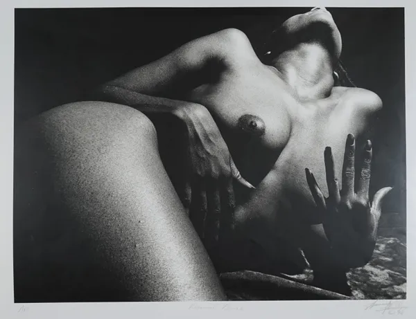 AMADI J. PHILLIPS  (Contemporary)  Apparatus 99, Bonne Brae, 98.  two gelatin silver prints, titled, signed and copyright dated by the photographer in