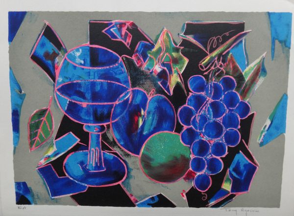 Tony Agostini (Italian, 1916-1990), Californie, colour lithograph, signed, 44.5cm x 54cm.; together with five further lithographs by the same hand.(6)