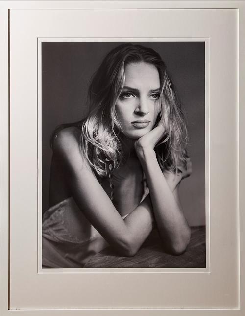 ALBERT WATSON  (b. 1942)  Uma Thurman, New York, 1993, archival pigment print, printed later, signed, titled, dated, limitation '5/10' in ink on backi