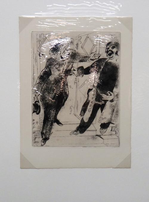 Marc Chagall (French, 1887-1985) Mouse in Doorway etching 28cm x 22cm; together with a further lithograph buy the same hand. (2)