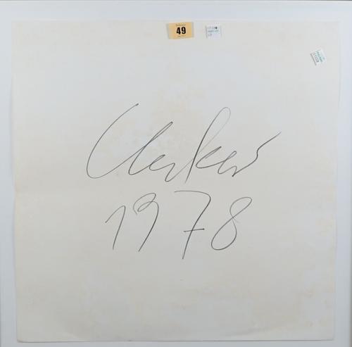 GUNTER UECKER  (b.1930)  Comtemporary Art, Zero, ca. 1978.  a collection of eighteen black and white prints from a photo. portfolio; sixteen images of