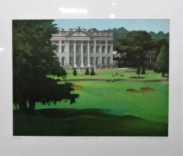 Terence Millington (English b.1942), Moor Park; Foxhills; Wentworth, three colour lithographs, all signed and numbered, each  30cm x 40cm.(3)