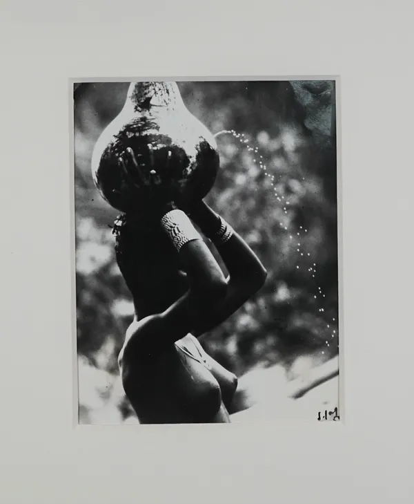 SERGE JACQUES / MIRELLO RICCIARDI / HORST KLEMM:  a group of three photographs.  SERGE JACQUES (b. 1932)  Untitled, nude female, ca. 1950s, gelatin si