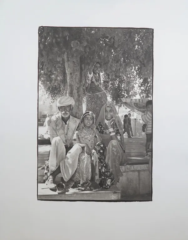NICK ROSS  (Contemporary)  Ethnology, a group of seven platinum prints, four with Studio 31 blindstamp lower margin, the images various sizes, the lar