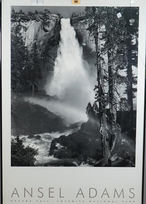 FINE ART PRINTS  [Ansel Adams]  a group of five black and white photographs, includes four views of Yosemite National Park, (1927 - 1946) printed 1994