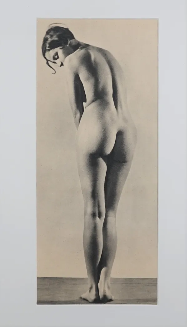 ERGY LANDAU (1896 - 1967)  nude study.  photogravure print, ca. 1930's. '11. Ergy Landau' printed corner of image, 37cm. x 26cm., unframed.  DDS