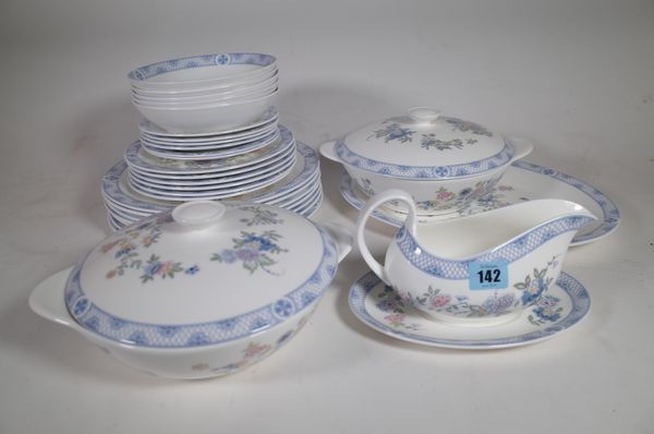 A Royal Doulton Conistan patterned part dinner service for six with tureens, (qty).