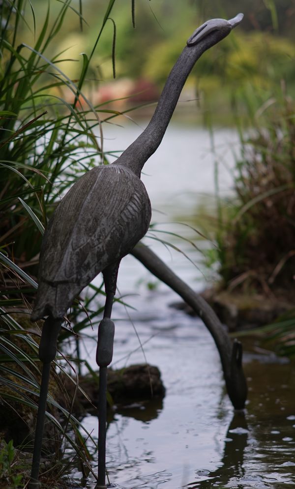 Olwen Gillmore, swan, bronze, approx. 100cm high. DDS