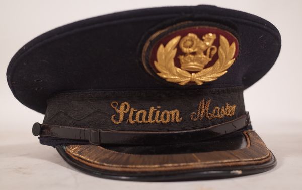 J Compion Sons and Webb ltd, a 20th century station master's hat.