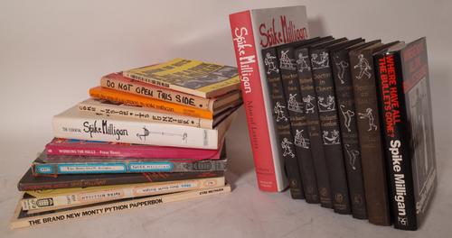 BRITISH COMEDY:  a collection of eighteen related books, includes Richard Gordon's Doctor in Clover, Michael Joseph, London, 1960, and five others of