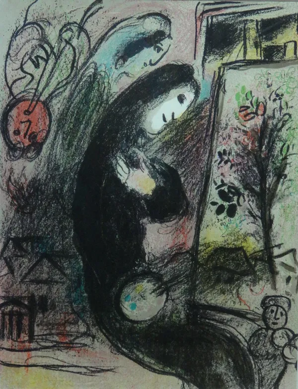 Marc Chagall (1887-1985), Inspiration, lithograph, 31cm x 23.5cm.Provenance: with Primrose Hill Gallery, London 1992. DDS