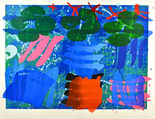 Albert Irvin (1922-2015), Trinity II, colour screenprint, signed, inscribed, dated '95 and numbered 87/125, unframed, 117cm x 147cm. DDS