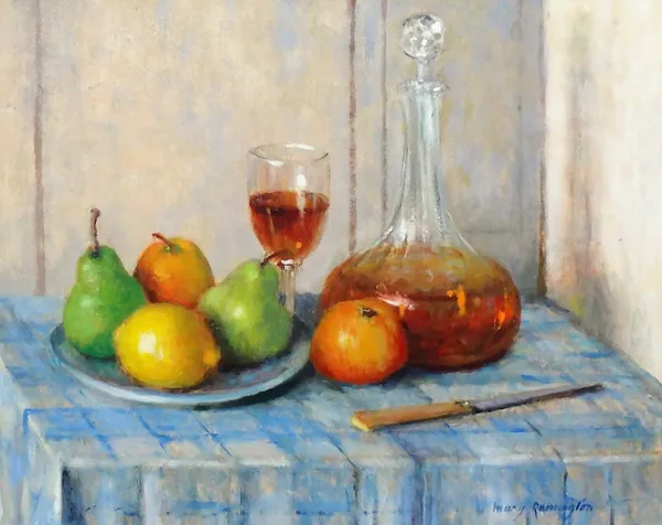 Mary Remington (1910-2004), Still life, oil on board, signed, 39cm x 49cm. DDS