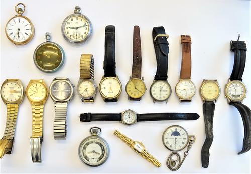 A gold cased, keyless wind, openfaced gentleman's pocket watch, with a jewelled movement, gilt metal inner case, the enamelled dial with black Roman h