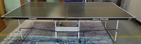 A modern Jacques folding table tennis table.