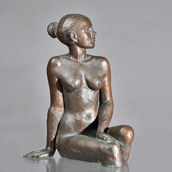 John Bonar Dunlop ARBS (1916-1992), bronze female nude, un-signed, 34cm high. ARRProvenance: gifted direct to vendor from artist's wife.