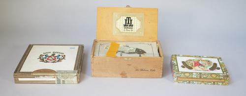 Twenty four 'Trinidad' Cuban 'Fundadores' cigars, 7.5inches, cased, twelve Romeo and Julieta 'Rodriguez Arguelles' cigars, 3.7 inches, cased and six D