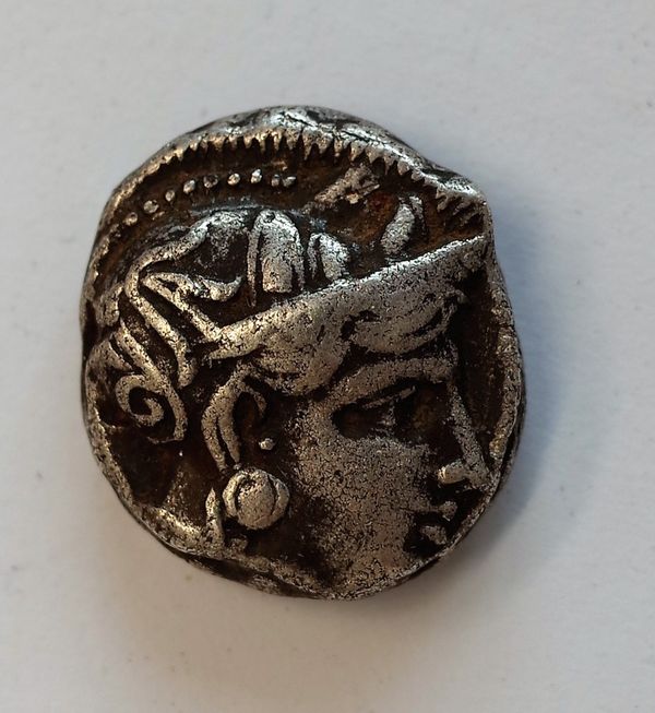 Ancient Greece, Attica, Athens, silver Tetradrachm, circa 3rd century BC, head of Athena right, rev. owl, 16.8g.