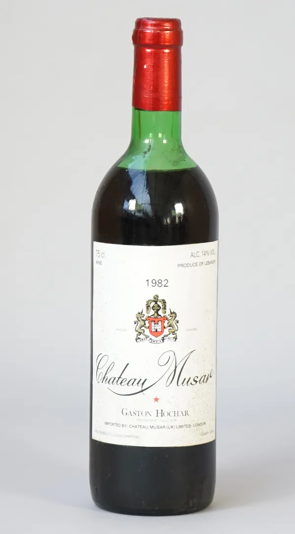 One bottle 1982 Chateau Musar.