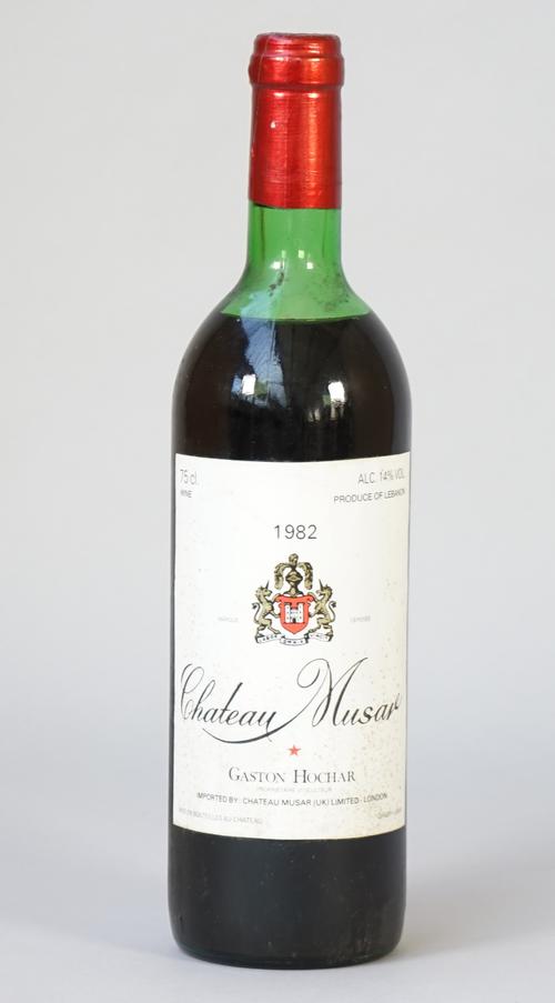 One bottle 1982 Chateau Musar.