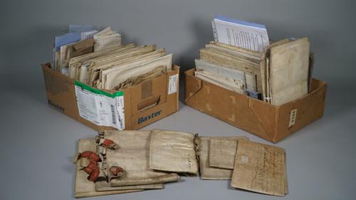 LEGAL DOCUMENTS:  Dunston House Estate, Burnham-on Sea, Somerset, the former home of the Board family, (owners of brickyards), a comprehensive collect