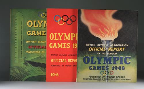 OLYMPIC GAMES:  British Olympic Association Official Report of the London Olympic Games July 29 - August 14, 1948, published World Sports, 112pp., b/w