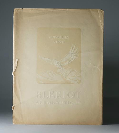 BLERIOT AERONAUTIQUE:   Les Appereils Spad  . . .  part one only of four brochures, 24pp., (including wrappers), coloured and b/w. illustrations, (Par