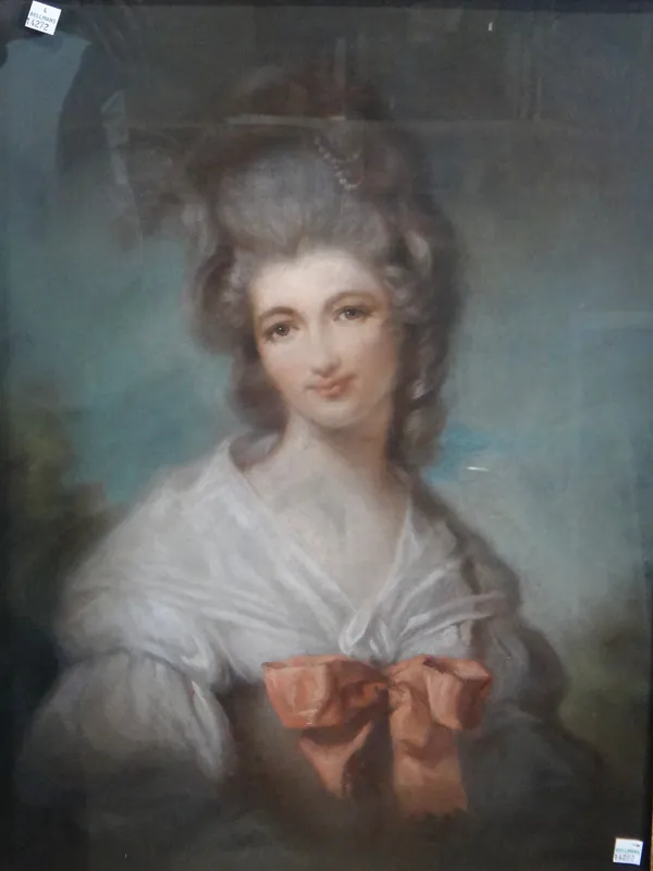 After John Raphael Smith, Lady Elizabeth Compton, pastel, 58cm x 44cm.