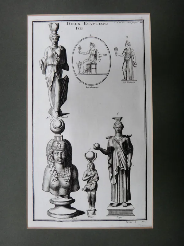 A quantity of assorted 18th and 19th century engravings of Classical and Egyptian monuments and designs, all unframed, various sizes, (qty).