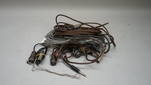 Four RCA type B-K 6B miniature dynamic microphones & cables.  (4)    Provenance: Property of the Late Ray Merrin, film re-recording sound mixer, part